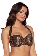 BIUSTONOSZ SK 166 COPPER GLOSS - COPPER GLOSS, 75F AVA SWIMWEAR