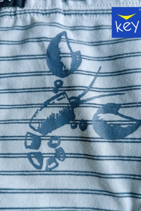 SLIPY MĘSKIE MPP 362 B24 - GRANATOWY-SZARY, M KEY