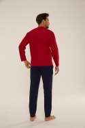 PIŻAMA MĘSKA KEVIN 683 - BORODOWY, 2XL DE LAFENSE