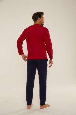 PIŻAMA MĘSKA KEVIN 683 - BORODOWY, 2XL DE LAFENSE