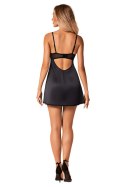 SERENA LOVE KOSZULKA I STRINGI - CZARNY, XL/2XL OBSESSIVE