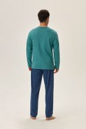 PIŻAMA MĘSKA JOGER 41906 AW24 - NIEBIESKI, M, 55X HENDERSON