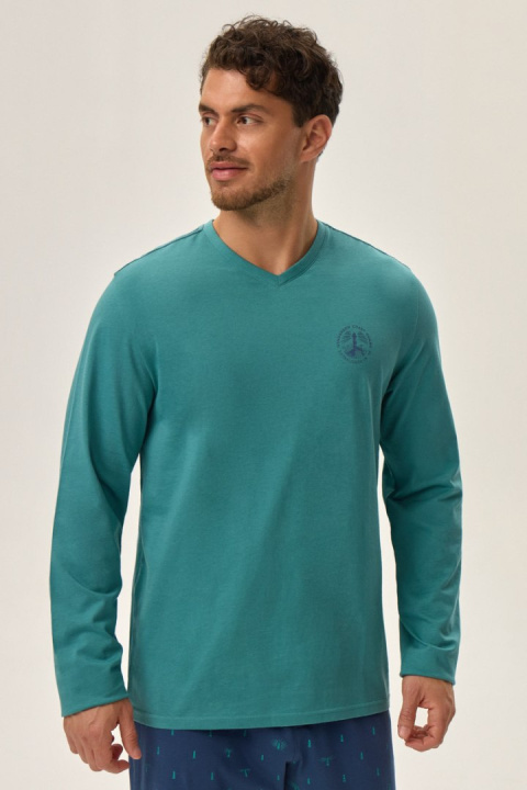 PIŻAMA MĘSKA JOGER 41906 AW24 - ZIELONY, 2XL, 07X HENDERSON PIŻAMA MĘSKA JOGER 41906 AW24 - ZIELONY, 2XL, 07X HENDERSON