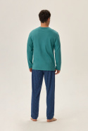 PIŻAMA MĘSKA JOGER 41906 AW24 - ZIELONY, 2XL, 07X HENDERSON