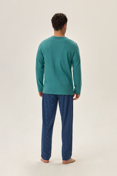 PIŻAMA MĘSKA JOGER 41906 AW24 - ZIELONY, 2XL, 07X HENDERSON PIŻAMA MĘSKA JOGER 41906 AW24 - ZIELONY, 2XL, 07X HENDERSON