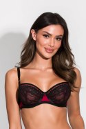 BIUSTONOSZ PORTO SOFT 19207 - CZARNO-CZERWONY, 75H MEDIOLANO