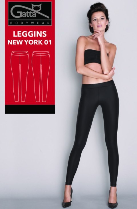 LEGGINS NEW YORK 01 - Black, L, 1S GATTA BODYWEAR