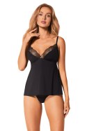 BELLA ROU TOP I FIGI - CZARNY, XL/2XL OBSESSIVE