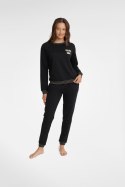 PIŻAMA DAMSKA GRACY 40940 AW23 - CZARNY, XL HENDERSON LADIES