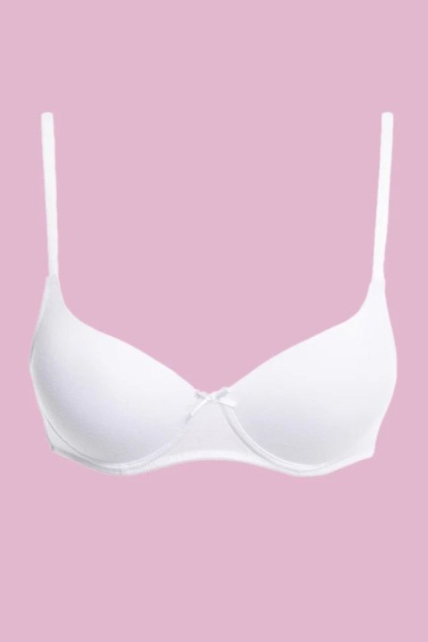 BIUSTONOSZ DLA NASTOLATKI TBM 120 BIAŁY - BIAŁY, 70BB KEY