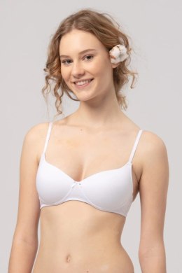 BIUSTONOSZ DLA NASTOLATKI TBM 120 BIAŁY - BIAŁY, 75CC KEY