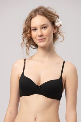 BIUSTONOSZ DLA NASTOLATKI TBM 120 CZARNY - CZARNY, 80BB KEY