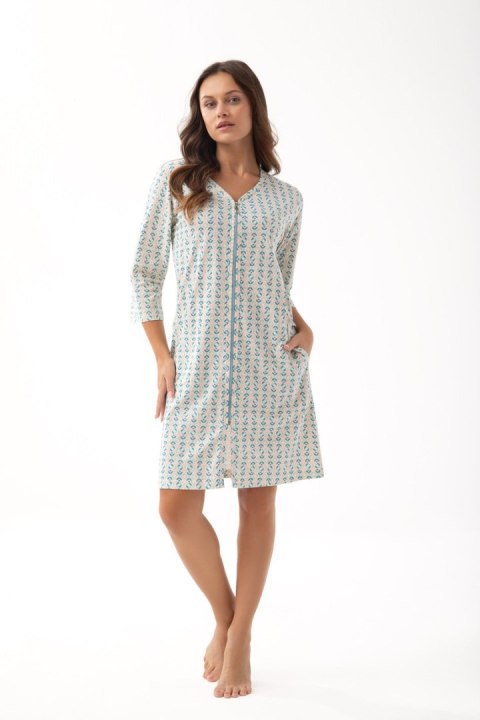 SZLAFROK DAMSKI 392 3XL W/25 - GRANATOWY, XXXL LUNA SZLAFROK DAMSKI 392 3XL W/25 - GRANATOWY, XXXL LUNA