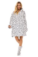 SZLAFROK DAMSKI 2468 + SKARPETY - AMARANT, ONE SIZE, 6 L&L