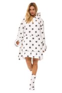 SZLAFROK DAMSKI 2468 + SKARPETY - AMARANT, ONE SIZE, 6 L&L