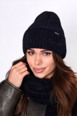 CZAPKA P-027 - CAPPUCCINO, UNIWERSALNY OFF PINK