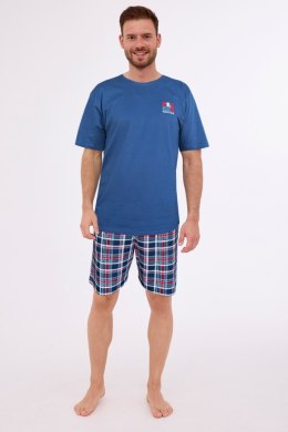 PIŻAMA MĘSKA KR 326/286 NEVER 3 - JEANS, M CORNETTE
