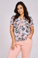 3131 PIŻAMA DAMSKA LANA S-XL - MORELOWY, L TARO