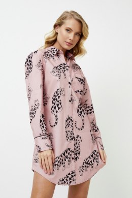 KOSZULA DAMSKA BRENDA - PINK, XL ARUELLE