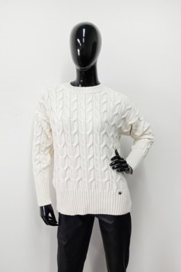 SWETER ALITA - JASNY BEŻ, L/XL OFF PINK