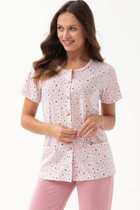 PIŻAMA DAMSKA 346 W/25 - RÓŻOWY, XL LUNA PIŻAMA DAMSKA 346 W/25 - RÓŻOWY, XL LUNA