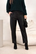 SPODNIE FIDELIA - KHAKI, M OFF PINK