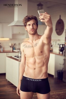 BOKSERKI MĘSKIE MAN 35039 - CZARNY, L HENDERSON