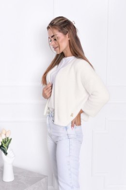 SWETER ALICE - JASNY BEŻ, UNIWERSALNY OFF PINK