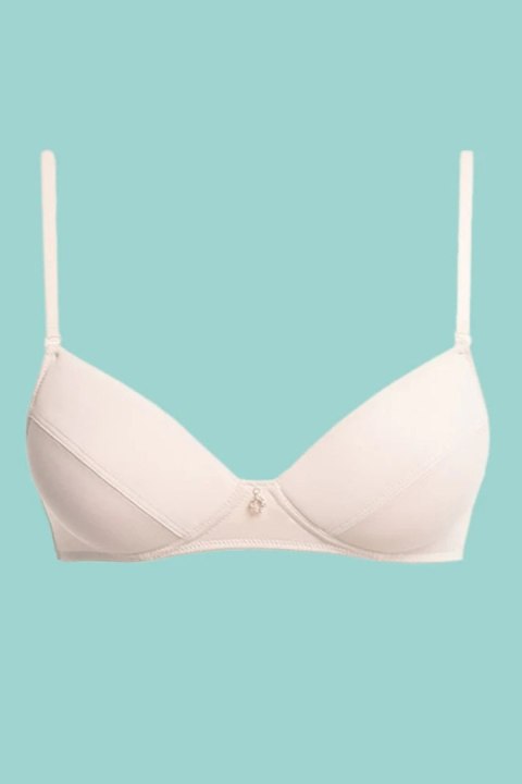 BIUSTONOSZ DLA NASTOLATKI TBC 122 BEŻOWY - BEŻOWY, 75BB KEY