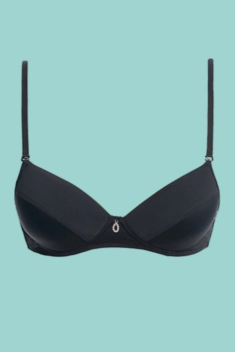 BIUSTONOSZ DLA NASTOLATKI TBC 122 CZARNY - CZARNY, 70BB KEY