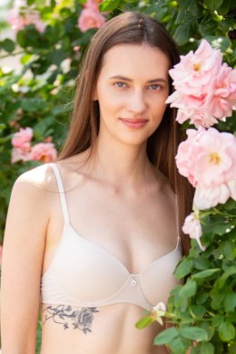 BIUSTONOSZ DLA NASTOLATKI TBM 122 BEŻOWY - BEŻOWY, 70AA KEY