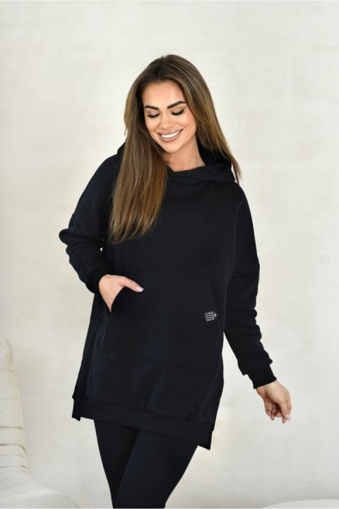 BLUZA REYANA - JASNY BEŻ MELANŻ, L OFF PINK BLUZA REYANA - JASNY BEŻ MELANŻ, L OFF PINK