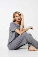 PIŻAMA DAMSKA JASMINE LONG - GREY, XS ARUELLE