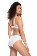 FIGI DAMSKIE BIKINI L-122BI-47 3-pack - BIAŁY-TURKUSOWY, S LAMA