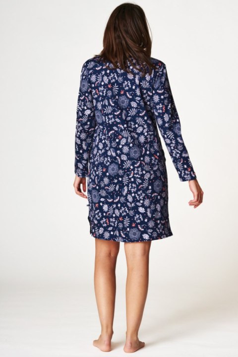 KOSZULA DAMSKA LND 559 B22 - GRANATOWY, S KEY