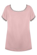 BLUZKA MARGOT GŁADKA PG 71 - RÓŻOWY, 2XL NIPPLEX
