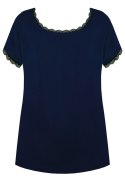 BLUZKA MARGOT GŁADKA PG 71 - RÓŻOWY, 2XL NIPPLEX