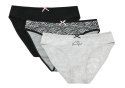 FIGI DAMSKIE 3PAK 36508 MI-MI JESIEŃ 2021 - CZARNY-SZARY ZEBRA-SZARY, XL, K041 HENDERSON LADIES