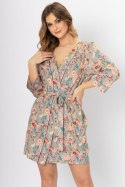 SZLAFROK DAMSKI LILA 1312 - SZARY, 2XL LEVEZA
