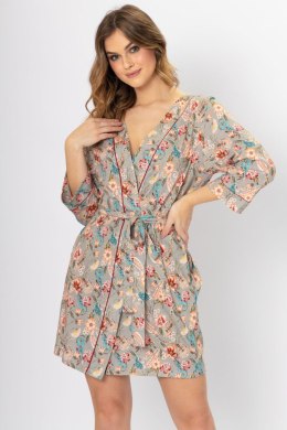 SZLAFROK DAMSKI LILA 1312 - SZARY, 2XL LEVEZA
