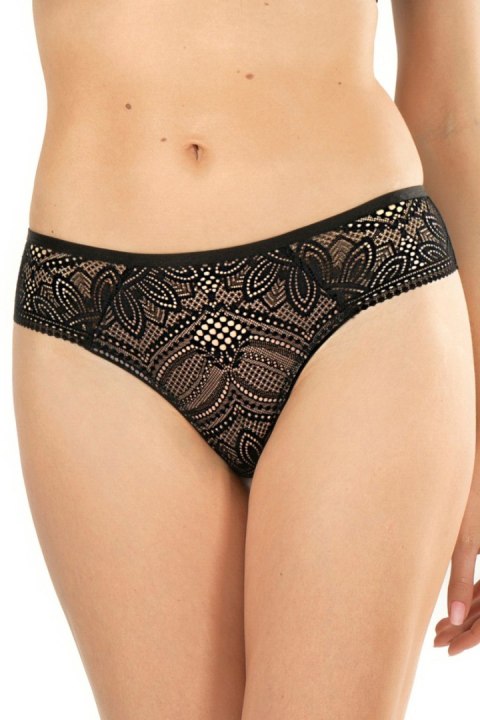 STRINGI DESIRE CZARNY - CZARNY-BEŻ, L MEFEMI BY NIPPLEX STRINGI DESIRE CZARNY - CZARNY-BEŻ, L MEFEMI BY NIPPLEX