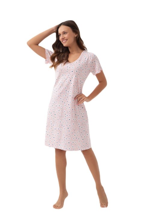KOSZULA DAMSKA 284 W/25 - RÓŻOWY, XL, 1 LUNA KOSZULA DAMSKA 284 W/25 - RÓŻOWY, XL, 1 LUNA