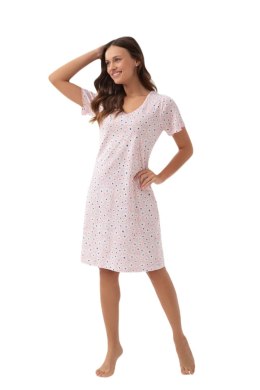 KOSZULA DAMSKA 284 W/25 - RÓŻOWY, XXL, 1 LUNA