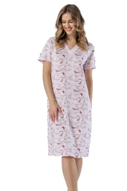 KOSZULA DAMSKA GERDA 1569 - RÓŻOWY, 2XL LEVEZA