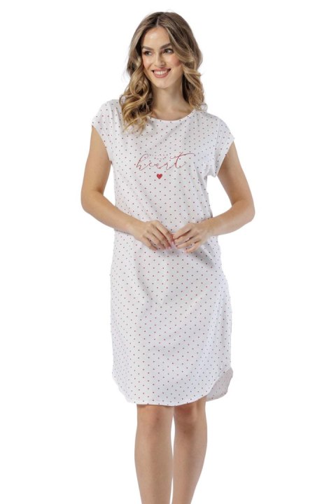 KOSZULA DAMSKA KAREN 1551 - ŚMIETANKOWY, 2XL LEVEZA