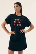 KOSZULA NOCNA DAMSKA NECESITO 42652 SS25 - CZARNY, 2XL, 99X HENDERSON LADIES