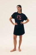 KOSZULA NOCNA DAMSKA NECESITO 42652 SS25 - CZARNY, 2XL, 99X HENDERSON LADIES