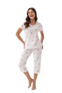 PIŻAMA DAMSKA 386 W/25 3XL - ECRI, XXXL, 1 LUNA
