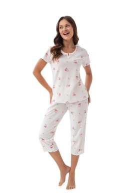 PIŻAMA DAMSKA 386 W/25 3XL - ECRI, XXXL, 1 LUNA
