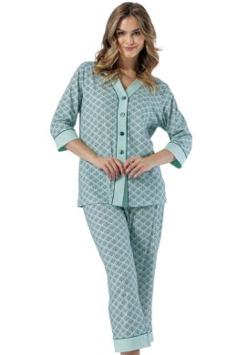 PIŻAMA DAMSKA DARIA 1538 - PISTACJOWY, 2XL LEVEZA